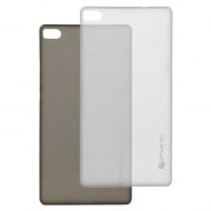 4smarts Bellevue Ultra Thin Silicone Clip Black / White - Huawei P8