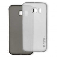 4smarts Bellevue Ultra Thin Silicone Clip Black / White - Samsung Galaxy S7 SM-G930F