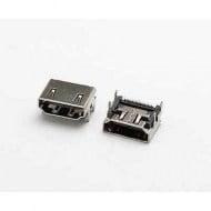 HDMI Socket SMD SMT 19 Pin Female 4 Legs Θηλυκό Βύσμα